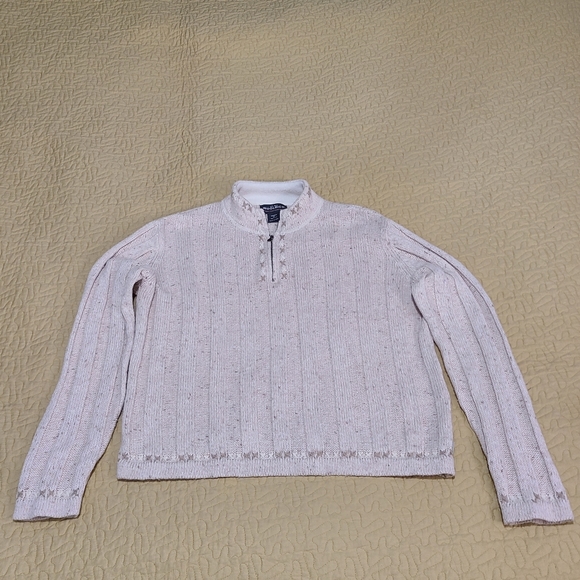 Vintage Woolrich 1/4 zip knit sweater size M petite - Picture 2 of 7